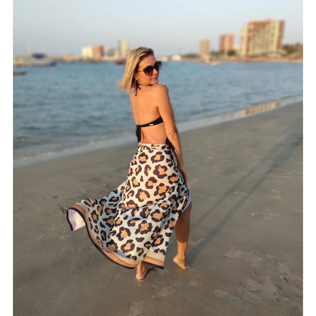 Canga de Praia personalizada Com a imagen que você desejar - sem franja