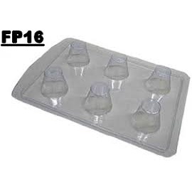 FP 16 Forma De Acetato Com Silicone 3 Partes Copinho Licor Liso  - Crystal Forming