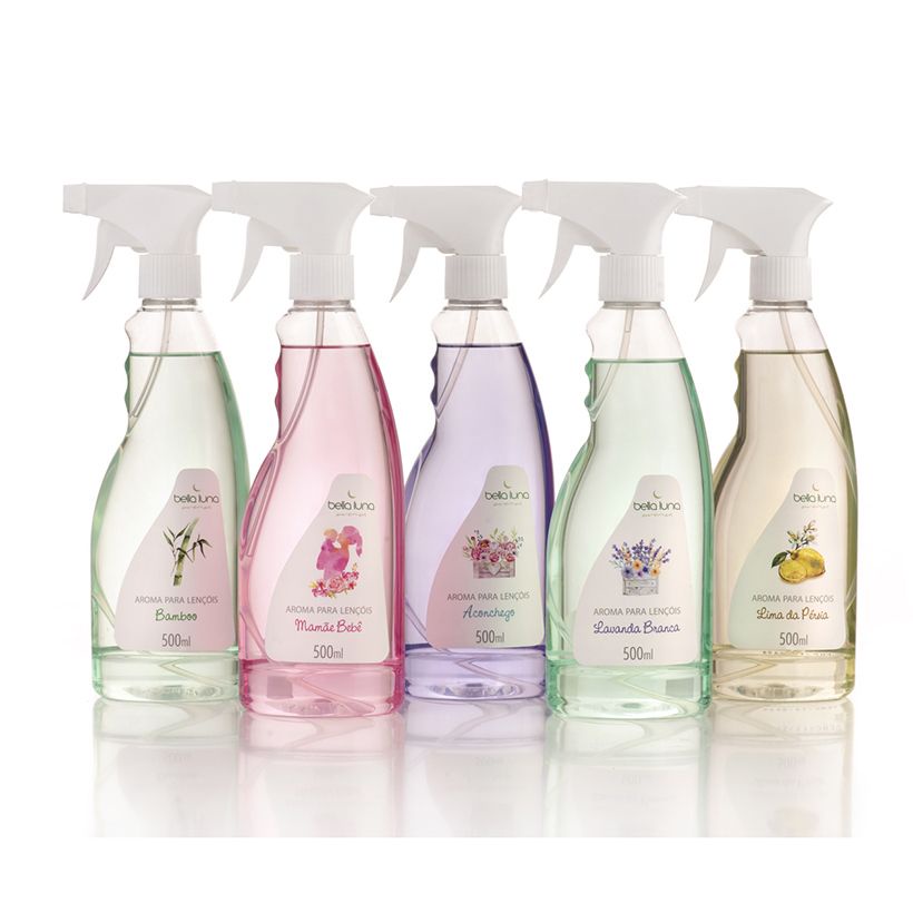 Água perfumada para roupas e tecidos Bella Luna Aromas 500mL