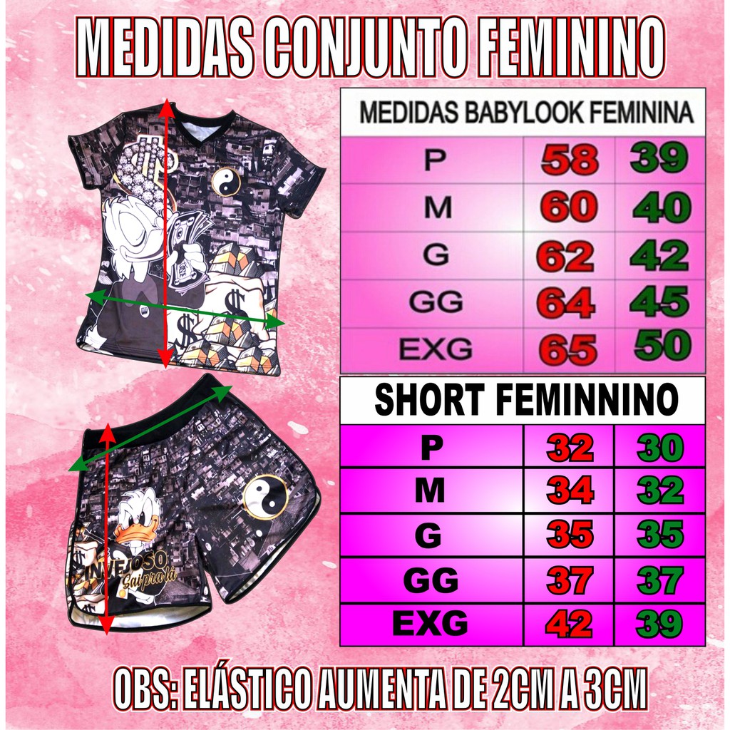 kit de quebrada feminino