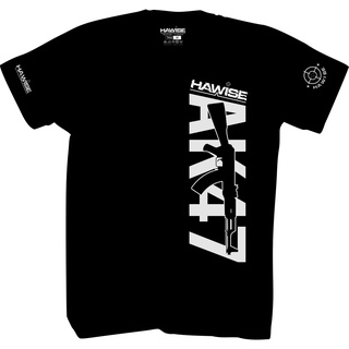 Camiseta militar camisa masculina estampa AK-47 Lateral