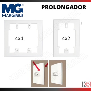 Prolongador para Caixa de Luz 4×2 – Corrige Caixa Funda em Reboco e Porcelanato em Oferta na Shopee
