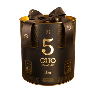 panettone premium 5 chocolates cacau show