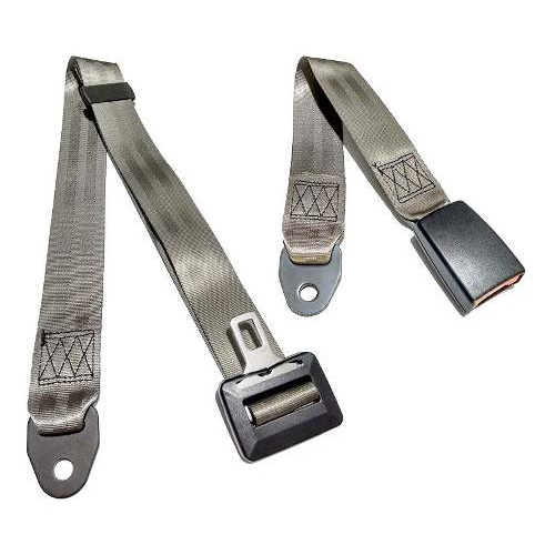 Cinto De Segurança 2 Pontos Cinza Ami Abdominal Homologado