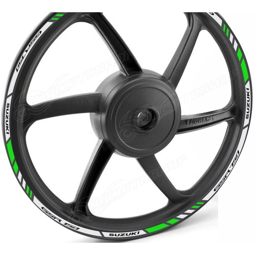 Friso Adesivo Refletivo Roda M6 Moto Suzuki Gsr 150