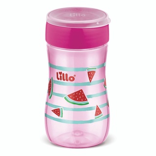 Copo de Treinamento Infantil 360° Evolution 300ml Rosa Lillo
