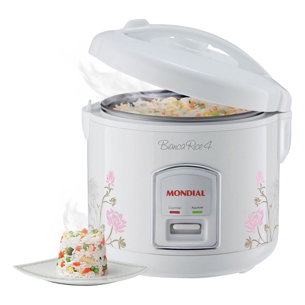 Panela Elétrica Para Arroz Bianca Rice 4 Mondial PE05 Branca