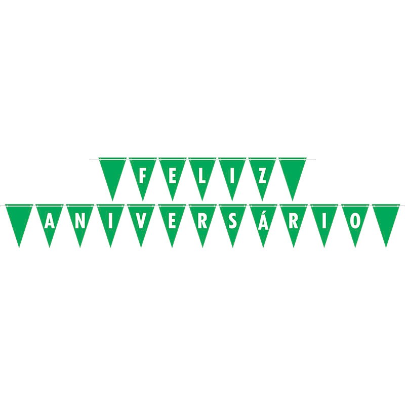 Faixa Feliz Aniversário - Junco