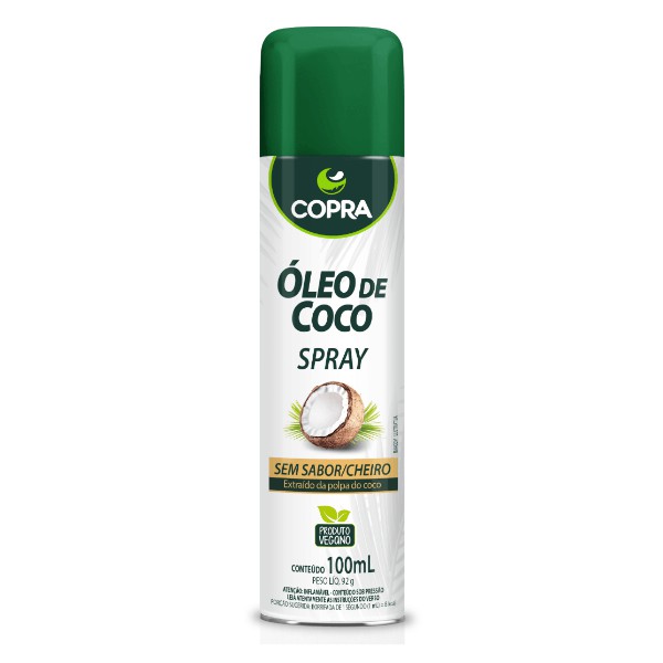 Óleo de coco Sem Sabor Spray 100ml - Copra em Oferta na Shopee