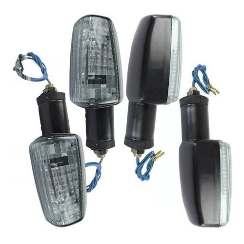 Kit 4 Pisca Seta Moto Titan Fan 150 CG 125 CBX 250 250 2000 á 2013 FUMÊ — imagem 2 de 2