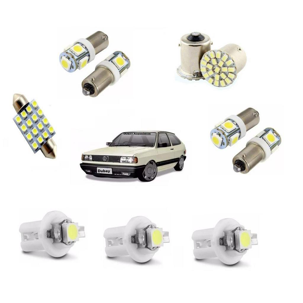 Kit Lampada Led Gol G1 Quadrado Placa Painel  Teto Re 8500k em Oferta na Shopee