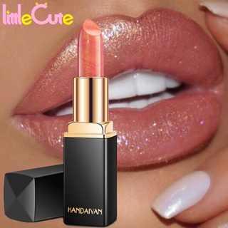 HANDAIYAN Batom Profissional Sereia Brilhante (Pigmentação Nude/Vermelho À Prova D'água De Longa Duração Perolado em Oferta na Shopee