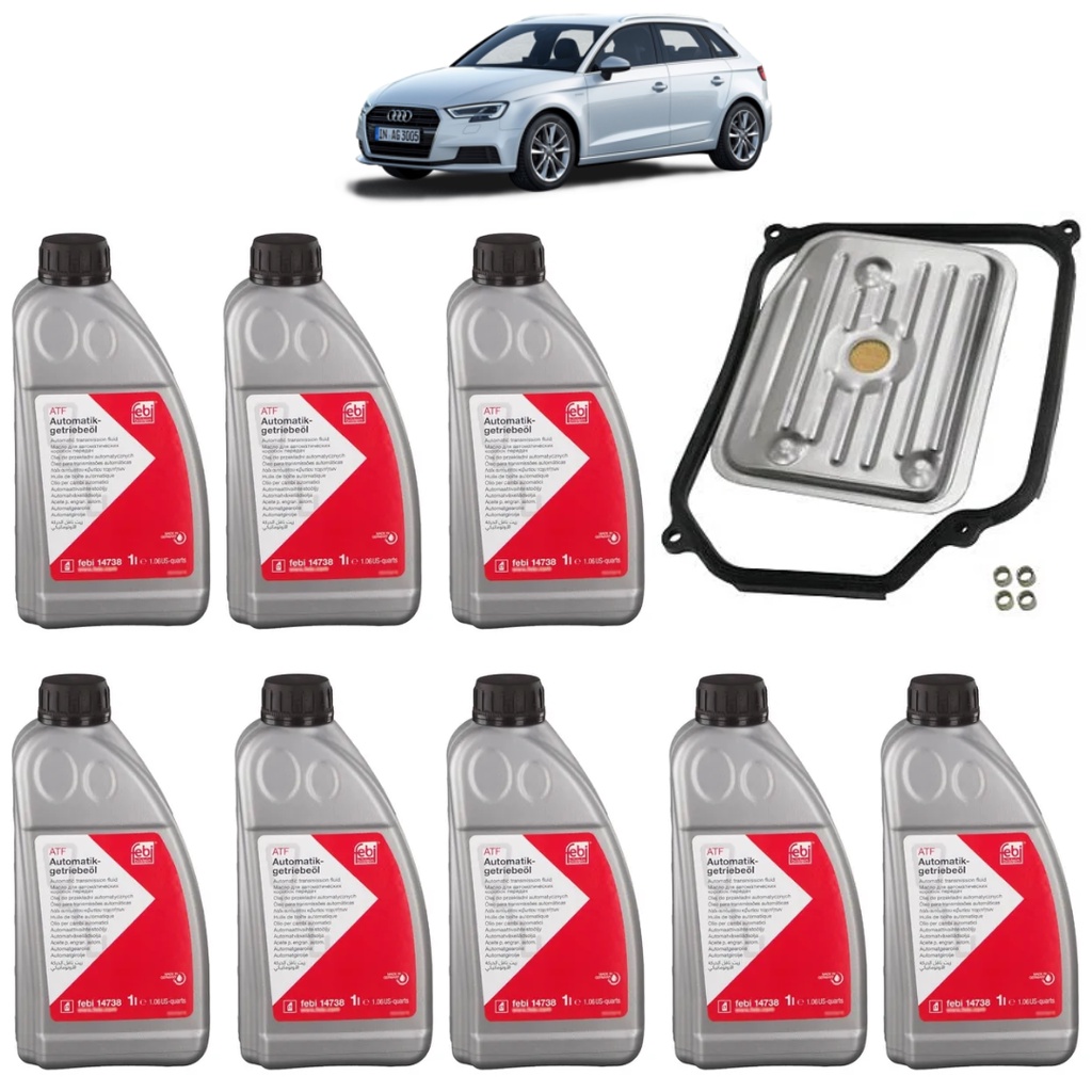 Troca De Óleo Câmbio Audi A3 1.6 01m Com Filtro Com Junta