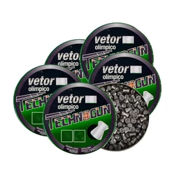 5 Latas de Chumbinho Vetor 5.5mm 625 Unidades – Technogun