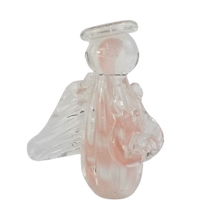 Escultura Anjo de Murano Cristais Labone - Bibelô Rosa em Oferta na Shopee