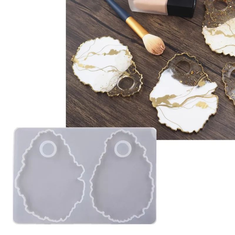 Molde de silicone paleta de maquiagem/resina epóxi
