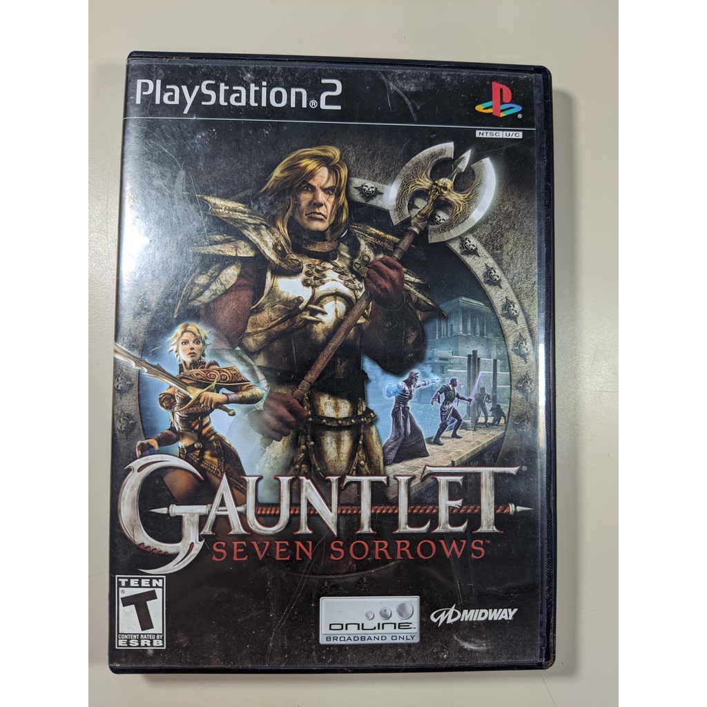 jogo gauntlet seven sorrows ps2 original black label