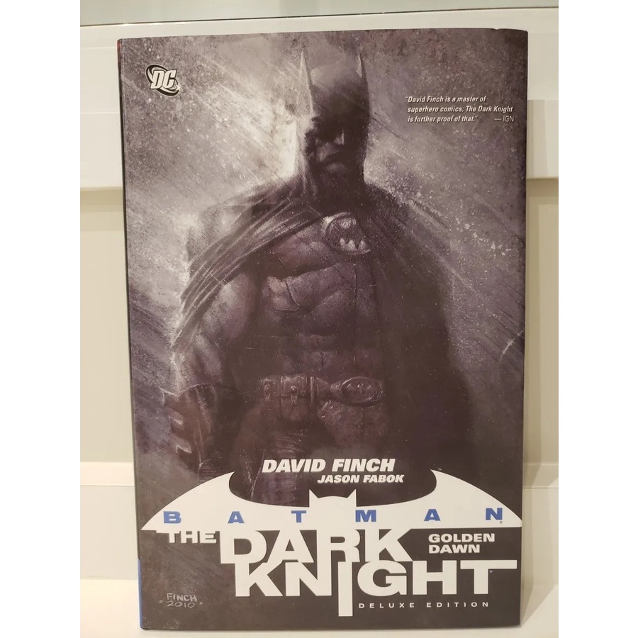 Importado Batman: The Dark Knight Vol. 1: Golden Dawn (deluxe edition) Hard Cover Cavaleiro das Trevas