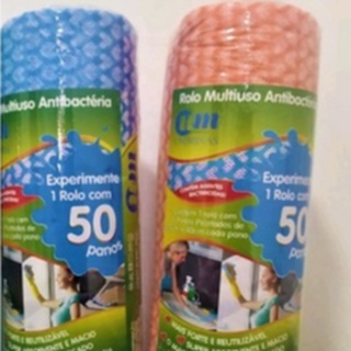 50 Panos Multiuso p/cozinha anti bacteriana