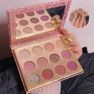 Paleta de Maquiagem Rose Color Eyeshadow Paleta de Maquiagem Highlight 12 Cores