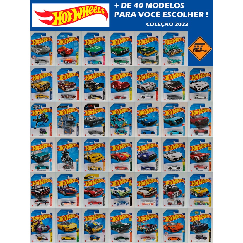 Hot Wheels + De 40 Modelos Para Você Escolher - Coleção 2022