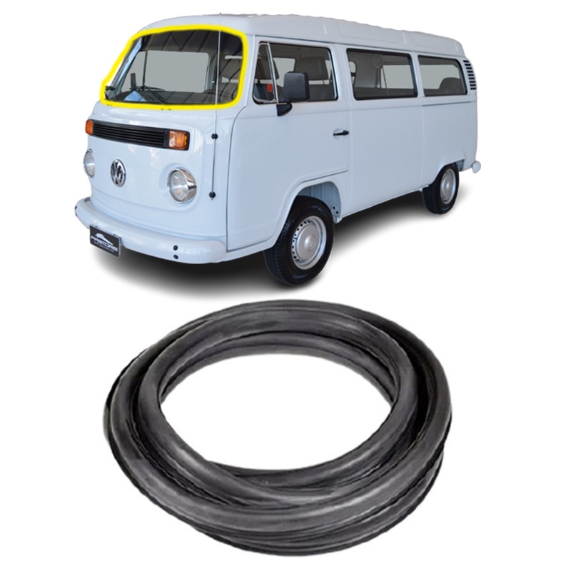 Borracha Parabrisa Vidro Kombi Carat 1997 1998 1999 2000 em Oferta na Shopee