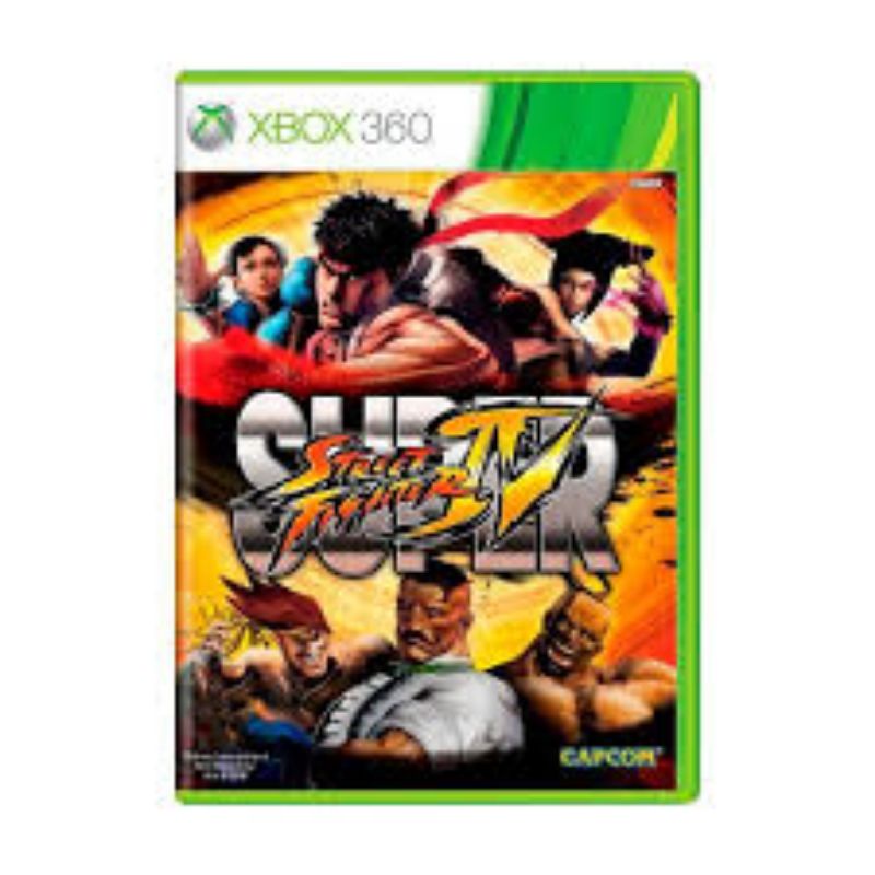 Jogo Super Street Fighter IV (4) XBox 360