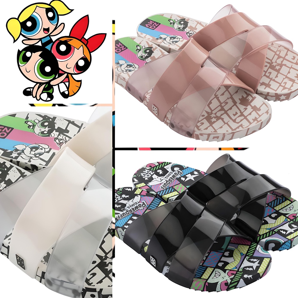 Chinelo Rasteirinha Slide Zaxy Feminino Meninas Super Poderosas