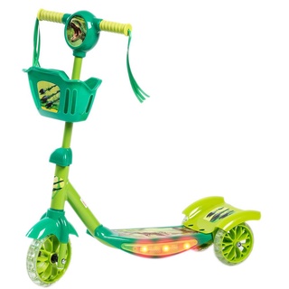 Patinete 3 Rodas com Cesta Play&Fun Verde em Oferta na Shopee