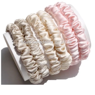 6 Scrunchies Xuxinha mini em cetim elástico de cabelo
