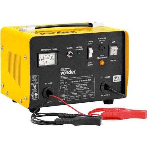 Carregador De Bateria 12v Cbv 1600 127 - Vonder