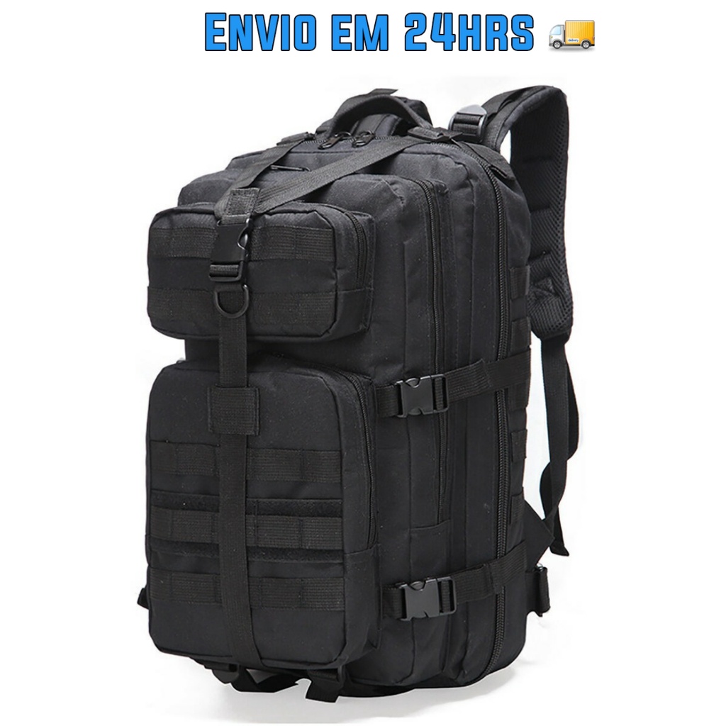 Mochila Militar Tática Tamanho Ideal 30 Litros Impermeável Escorrega O Preço 4131