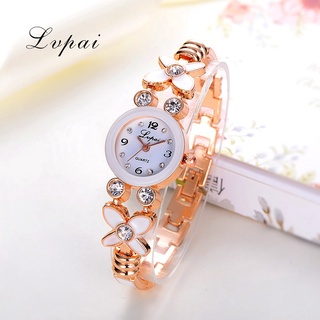 Lvpai Relógio Feminino Relógios De Pulso De Quartzo Com Pulseira De Diamante De Luxo