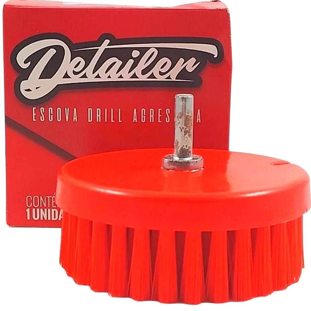 Escova Furadeira Drill Cerda Agressiva Sofa Mandala Detailer - Home & Living