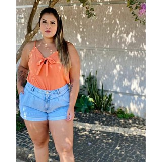 BLUSINHA REGATA COM REGULADOR PLUS SIZE