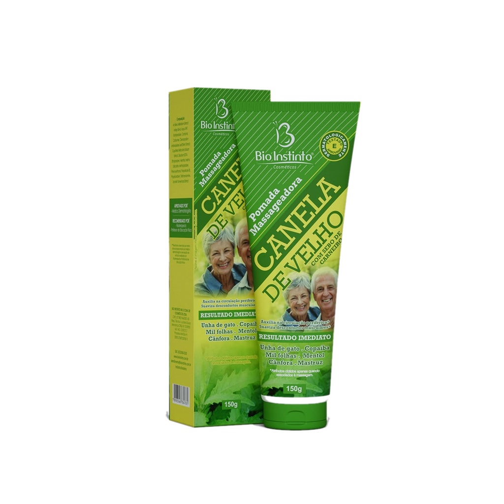 Pomada Massageadora para Suavizar Desconfortos Musculares 150g - Bio Instinto
