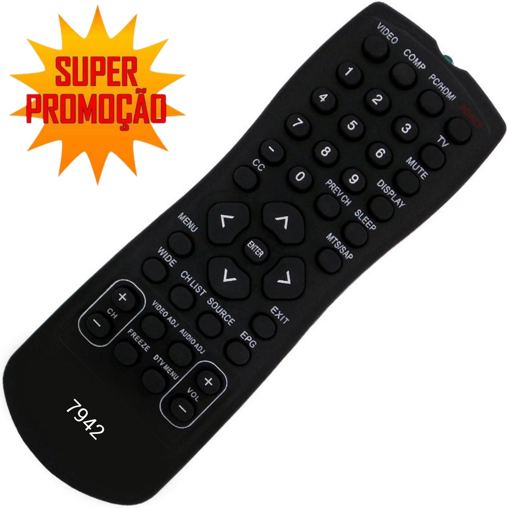 Controle Remoto para TV LCD / LED AOC - 7942 / 7615