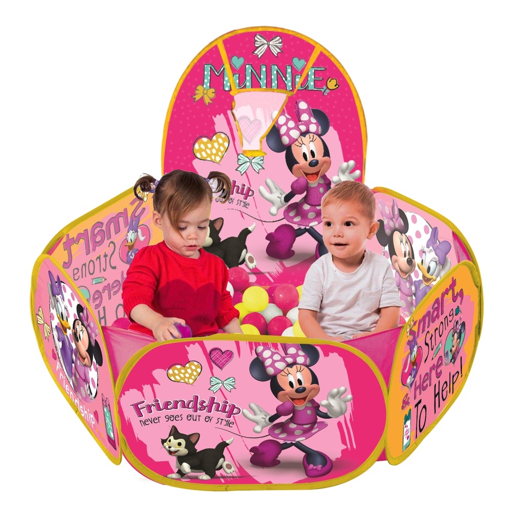 Piscina De Bolinhas Infantil Minnie Disney Com 100 Bolinhas - Zippy Toys