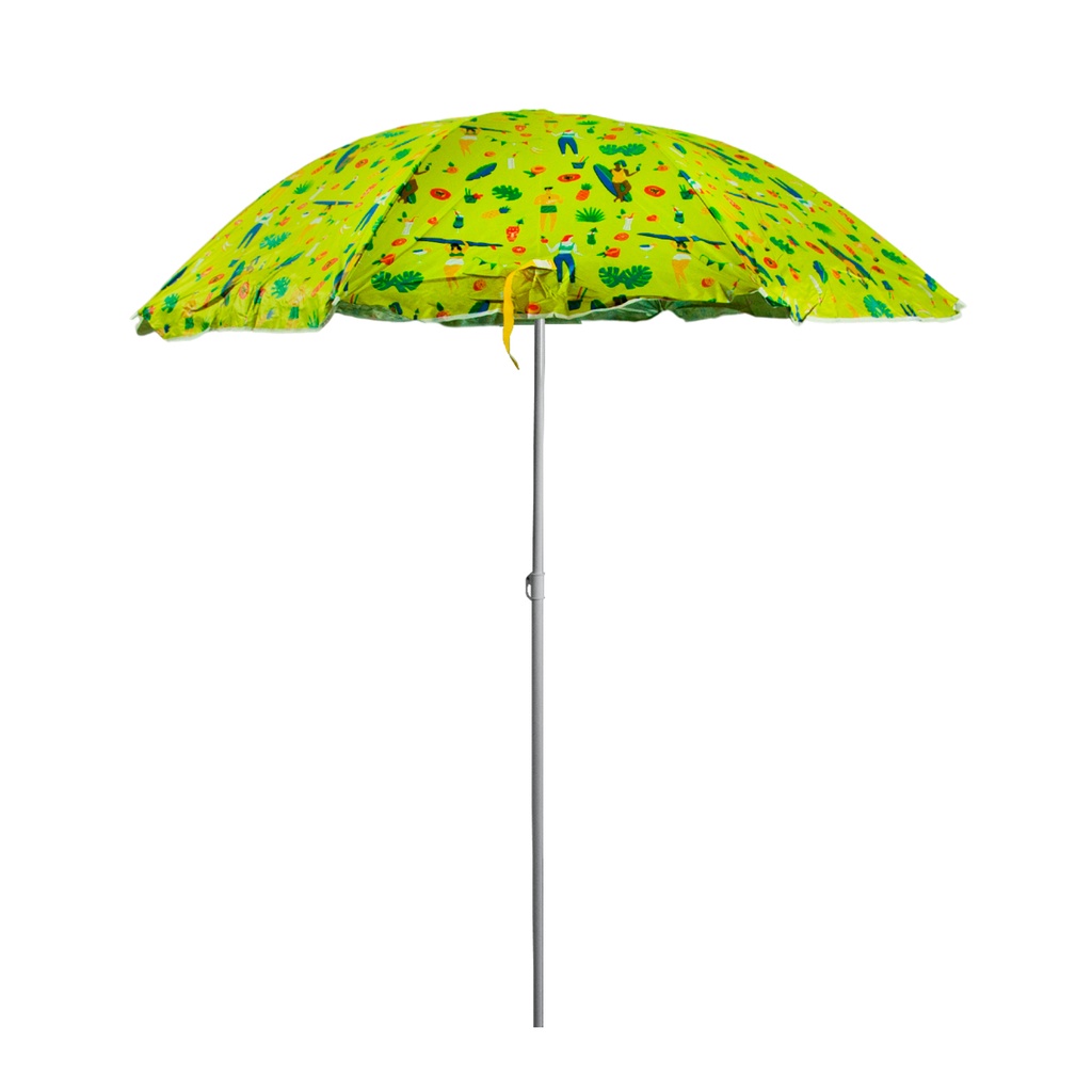 Guarda-sol Gigante 1,80m Grande Piscina Praia Pesca Mor Amarelo - Sports & Outdoors
