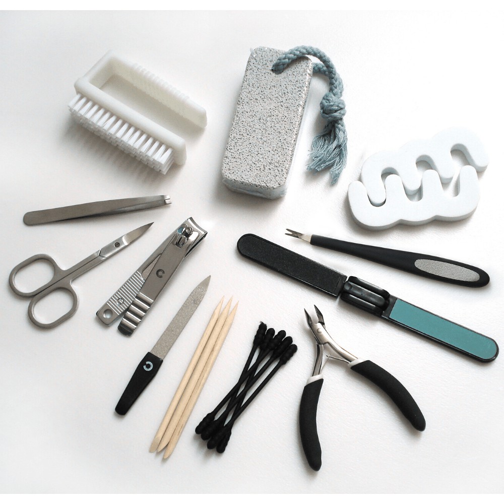 Kit Manicure Bolsa Alicate Cortador Tesoura - Basicare