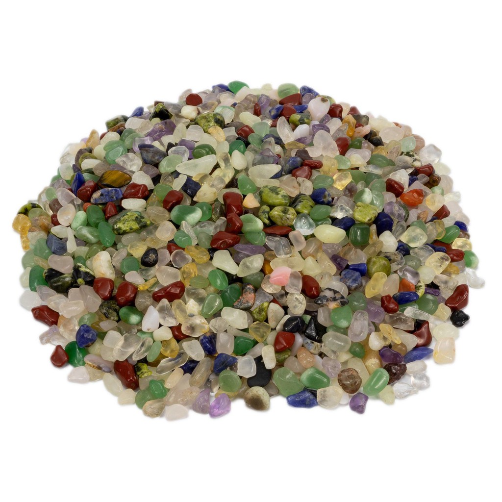 200g Cascalho Miúdo De Pedra Rolada Natural Sortida Mista