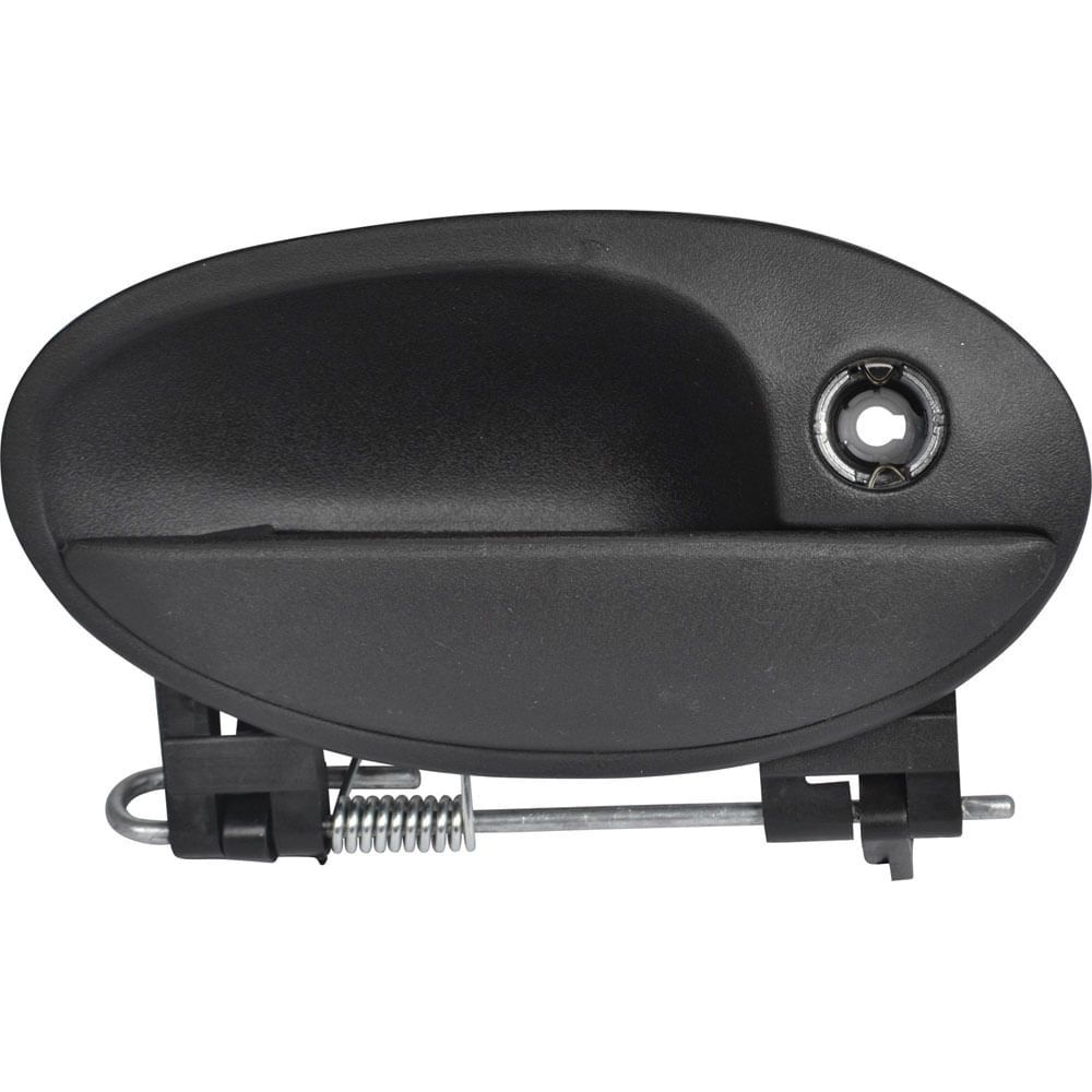 MAÇANETA EXTERNA PORTA GM CHEVROLET CELTA PRISMA 06 07 08 09 10 11 12 4P PRETA DIANTEIRA COM FURO LADO DIREITO