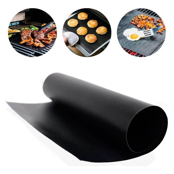 Folha Manta de Teflon Antiaderente Airfryer Grelha Chapas Churrasco Top 40x33cm