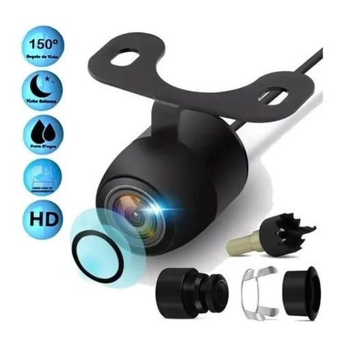 Câmera de Ré HD Visão Noturna Ajuste 360° graus