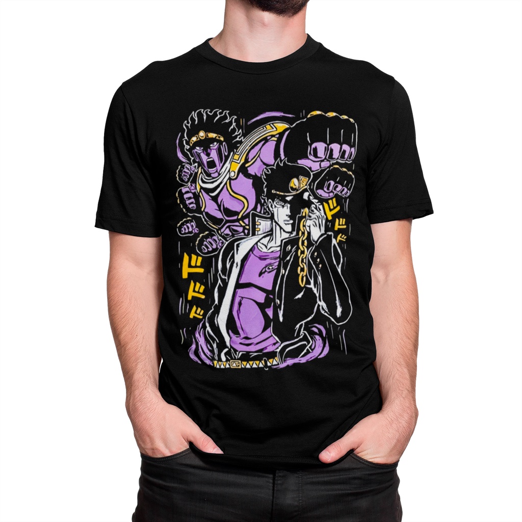 Camiseta Jotaro Anime Jojos Bizarre Adventure Gola Redonda Shopee Brasil 1915