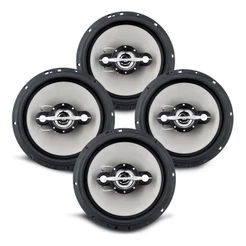 Kit 2 Pares Alto Falante 6 Polegadas Leson Ls6 140w 4 Ohms