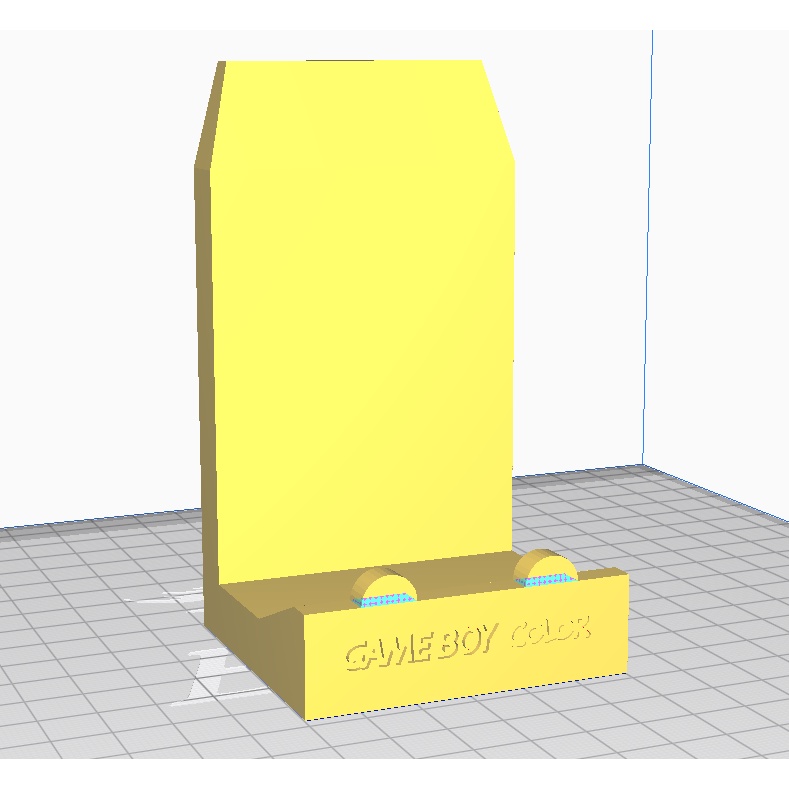 Suporte de Mesa para Gameboy Color GBC Modelo Alto - Impressão 3D