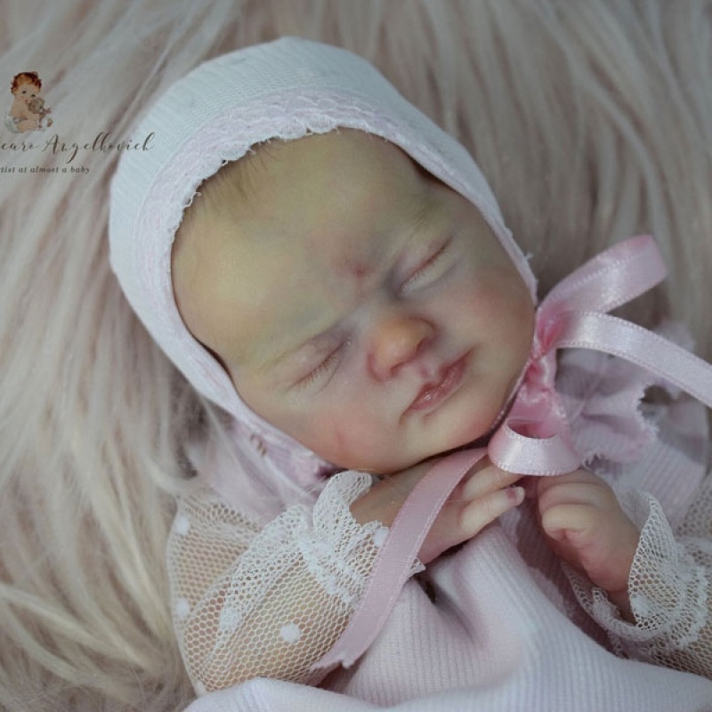 Mini Bebe Reborn Kit Montavel De Vinil 9 Polegadas Diy Shopee Brasil