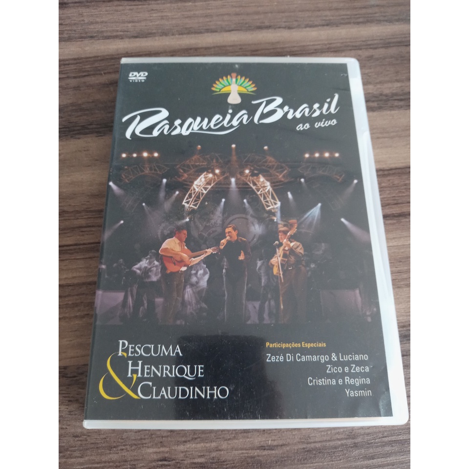 DVD Rasoneia Brasil com Zeze di Camargo e Luciano, Zico e Zeca e mais