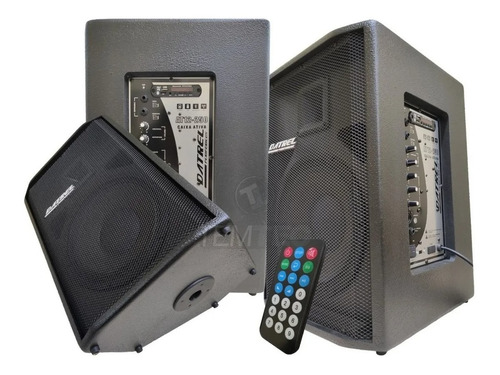 Caixa De Som Ativa 10 200w Datrel Bluetooth Profissional